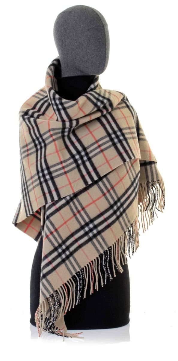 Burberry Medium Check Bandana Cape
