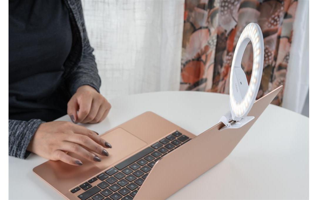 Ringlicht Business Selfie SLR-13Extra grosse LED Selfie Ringleuchte ideal für Tablets und Notebooks