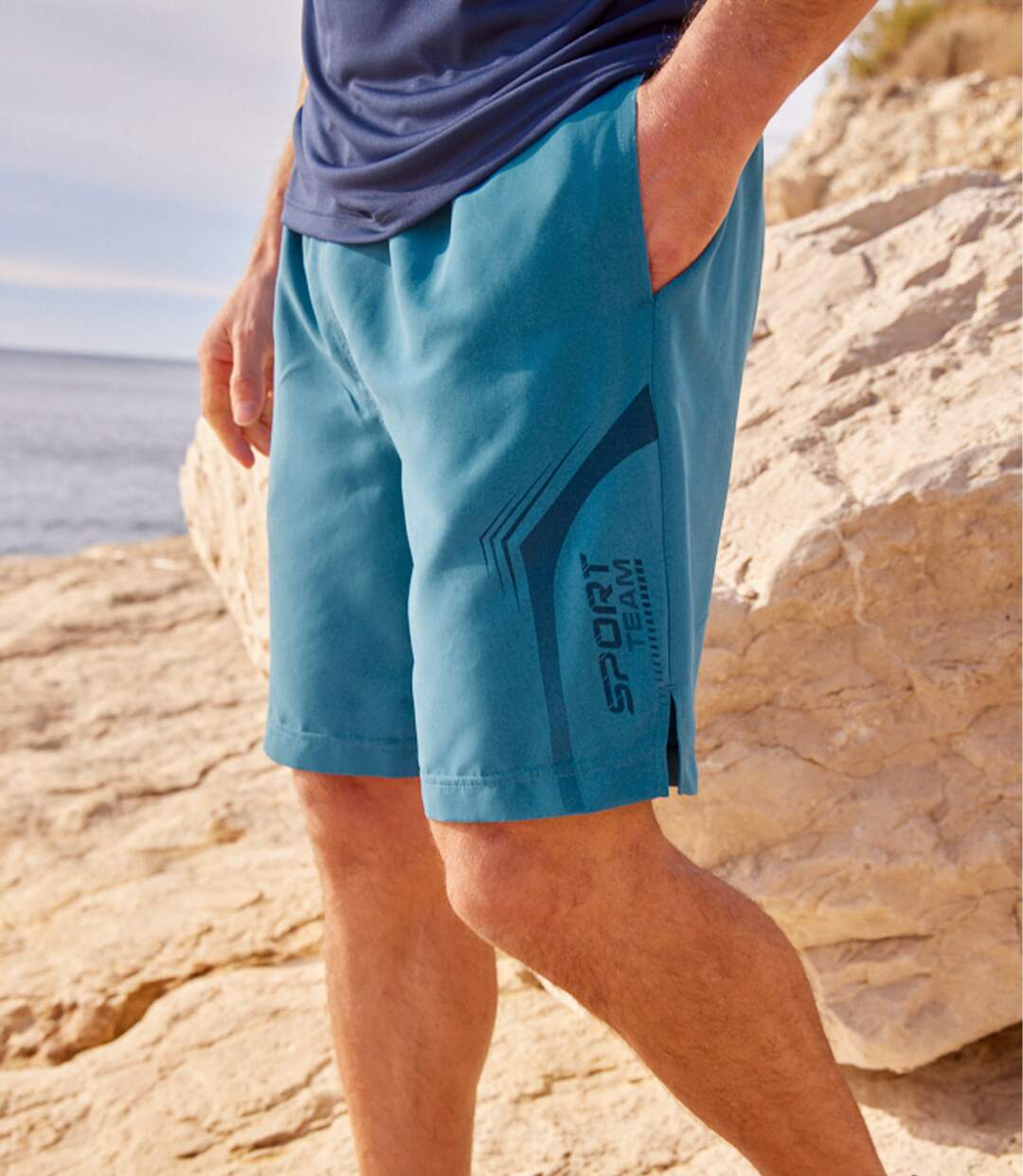 Lot de 2 Shorts Microfibre Sporting
