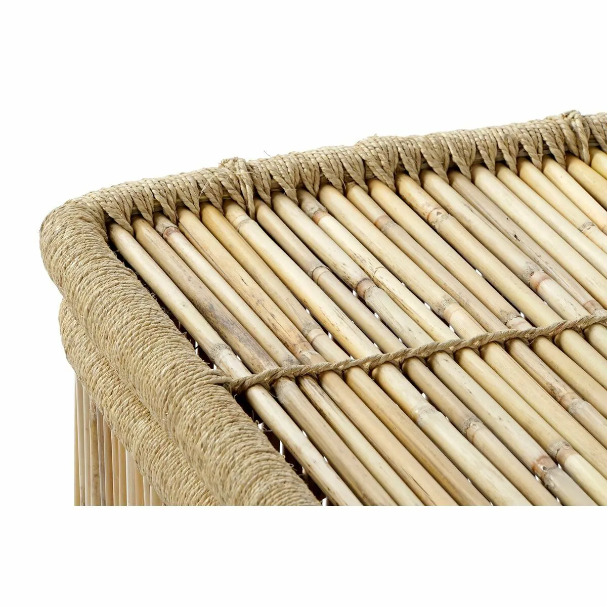 DKD Home Decor Set de baskets Naturel