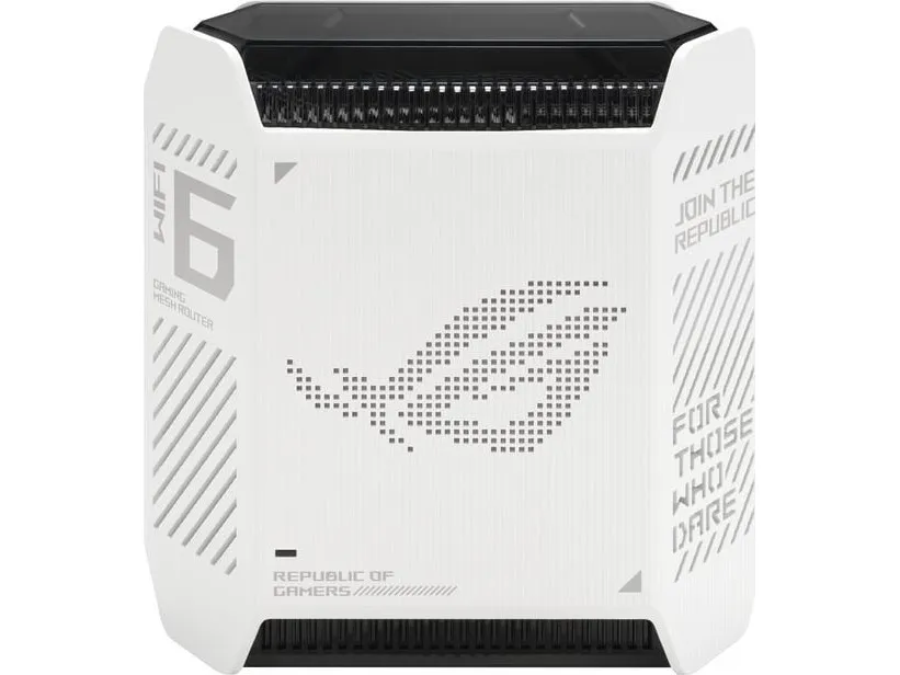 ASUS ROG Rapture GT6 - Wi-Fi-system - (router) - op til 270 kvm - mesh 1GbE, 2.5GbE - Wi-Fi 6 - Dual Band
