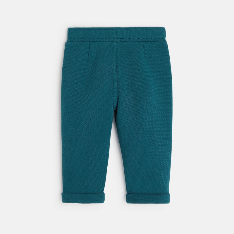 Jogpant molleton vert bébé garçon