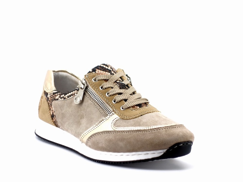 Rieker 56031 iceberg/lightgold/sand/brown