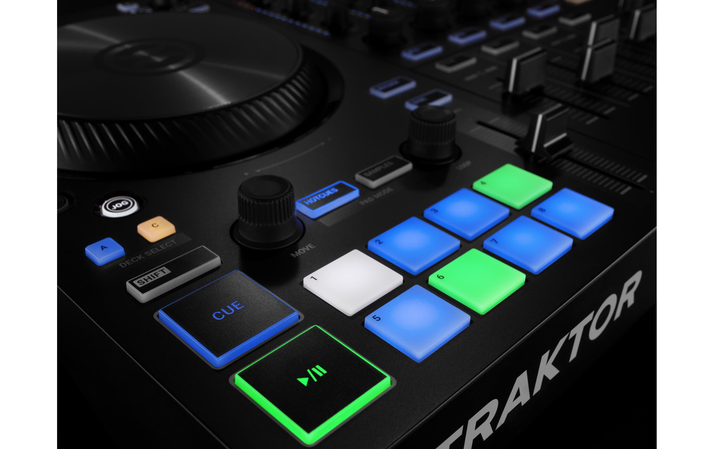 DJ-Controller Traktor Kontrol S3<br>4-Kanal DJ Controller mit Jog-Wheels
