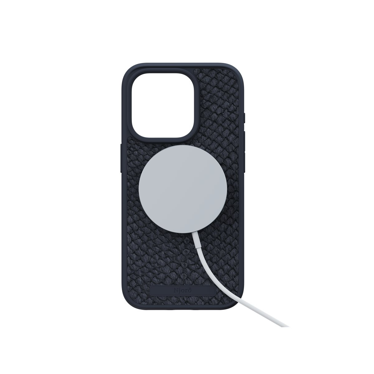 iPhone 15 Pro MagSafe Lachsleder Hülle (NA53SL00) - Schwarz