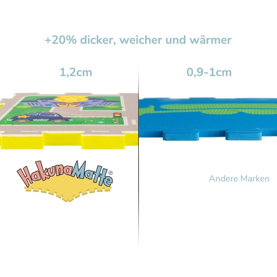 Hakuna Matte Puzzlematte  - Dinosauriersafari (120 x 120 cm)