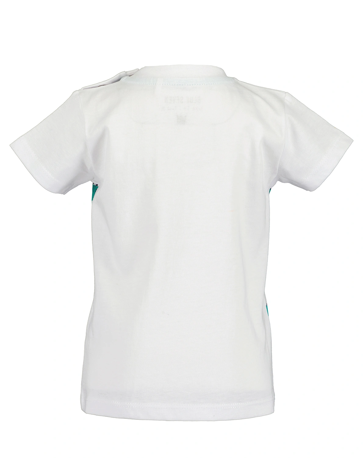 T-Shirt SNAP AROUND in weiß/grün