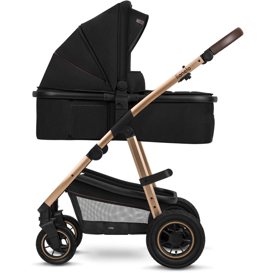 lionelo Kombikinderwagen Amber 2 in 1 Black Onyx