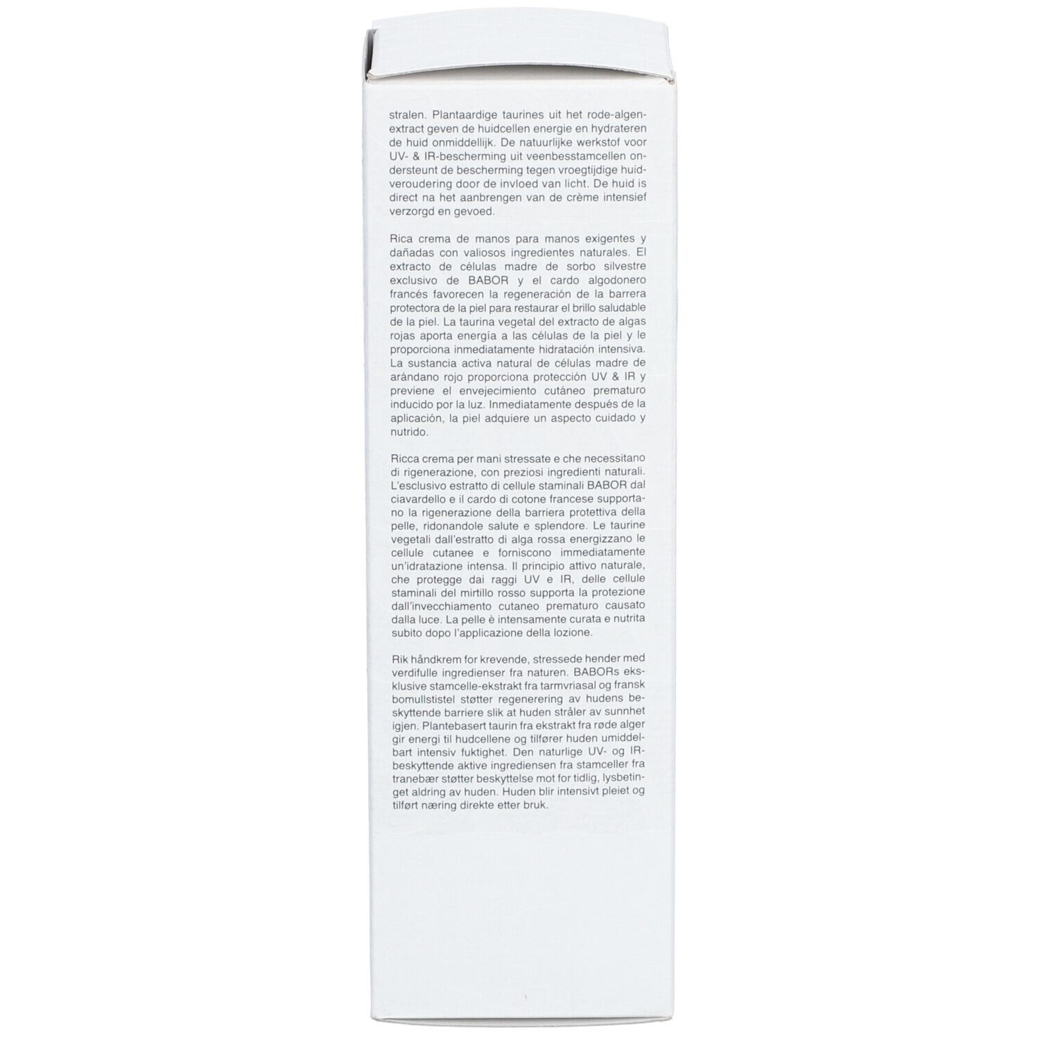 BABOR SPA Energizing Hand Cream rich