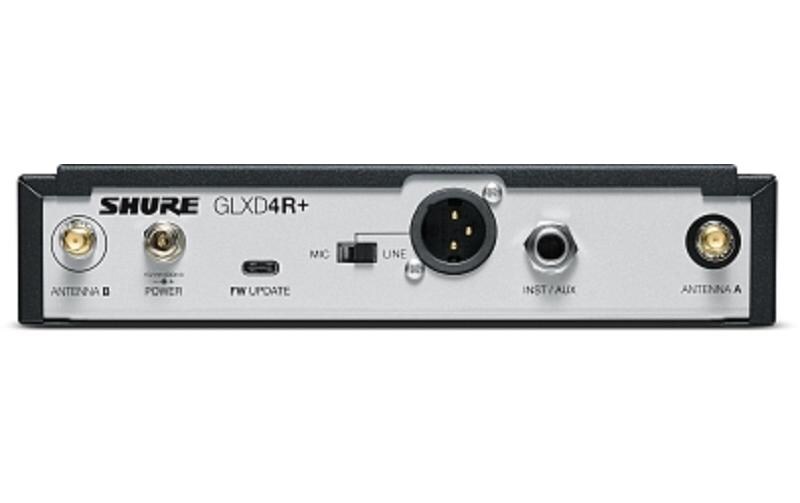 Empfänger GLXD4R+<br>Digitaler Dualband-Empfänger im Halb-19-Zoll-Format