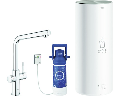 GROHE keukenkraan met filterfunctie en kokend heet water GROHE RED chroom 30325001