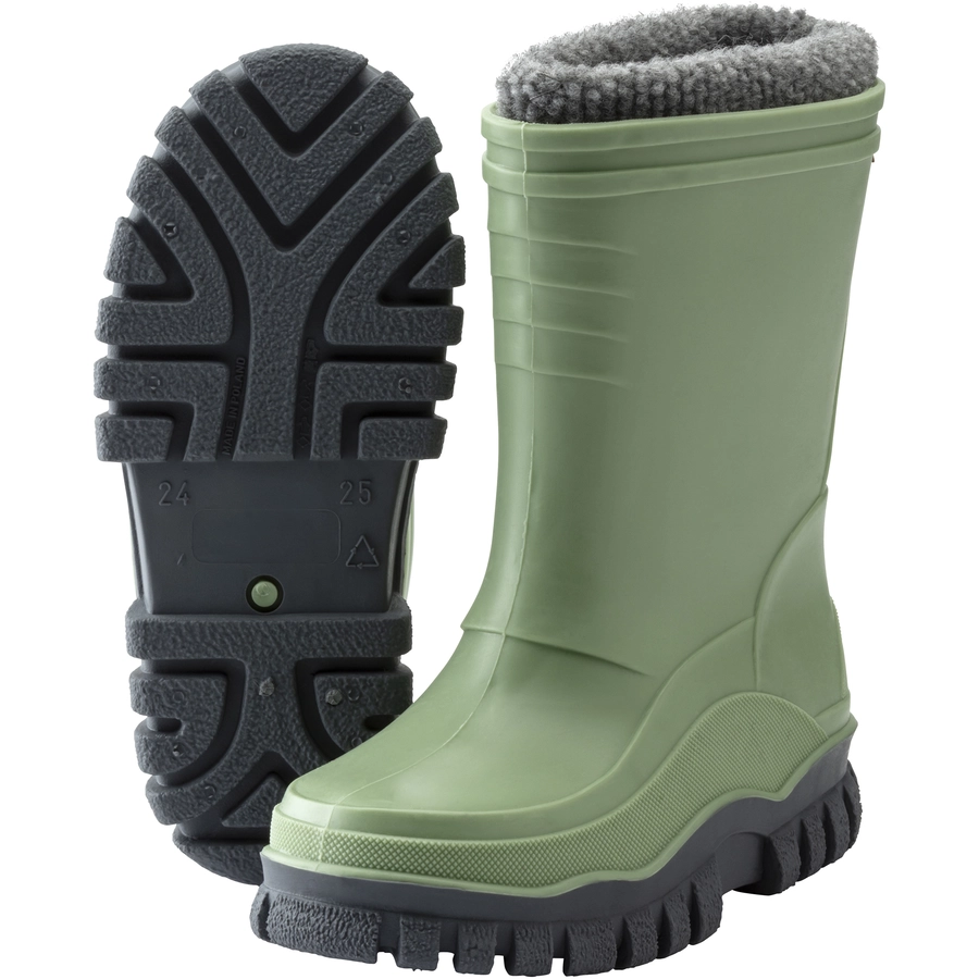 Sterntaler Gummistiefel gefüttert steingrün