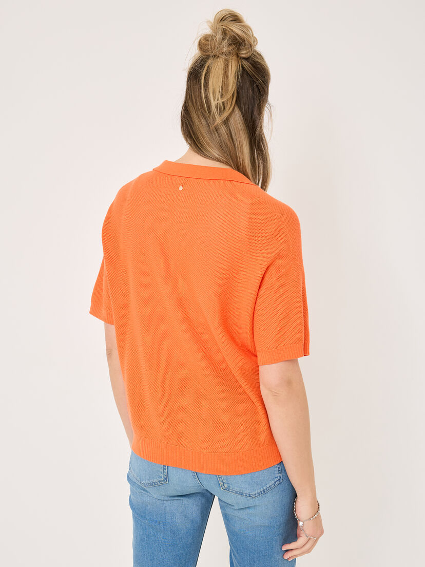 Polo Sweater - oranje