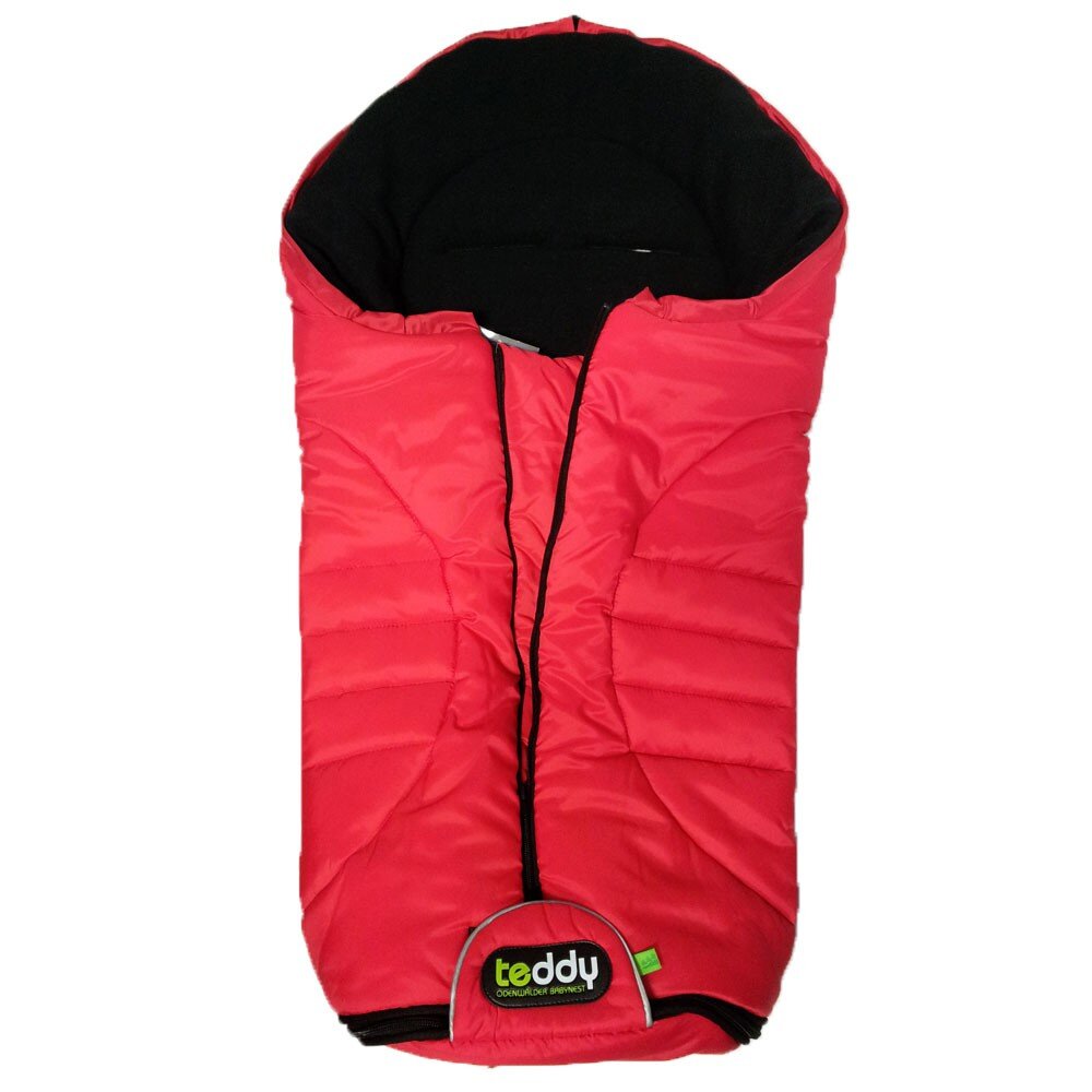 Odenwälder BabyNest Odenwälder 12310-360 Fusssack Teddy one2 rot