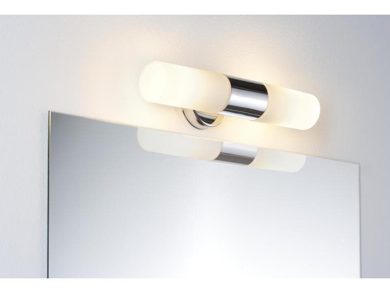 Paulmann Badezimmerleuchte LENIA, 2x E14 Wandleuchte für das Badezimmer