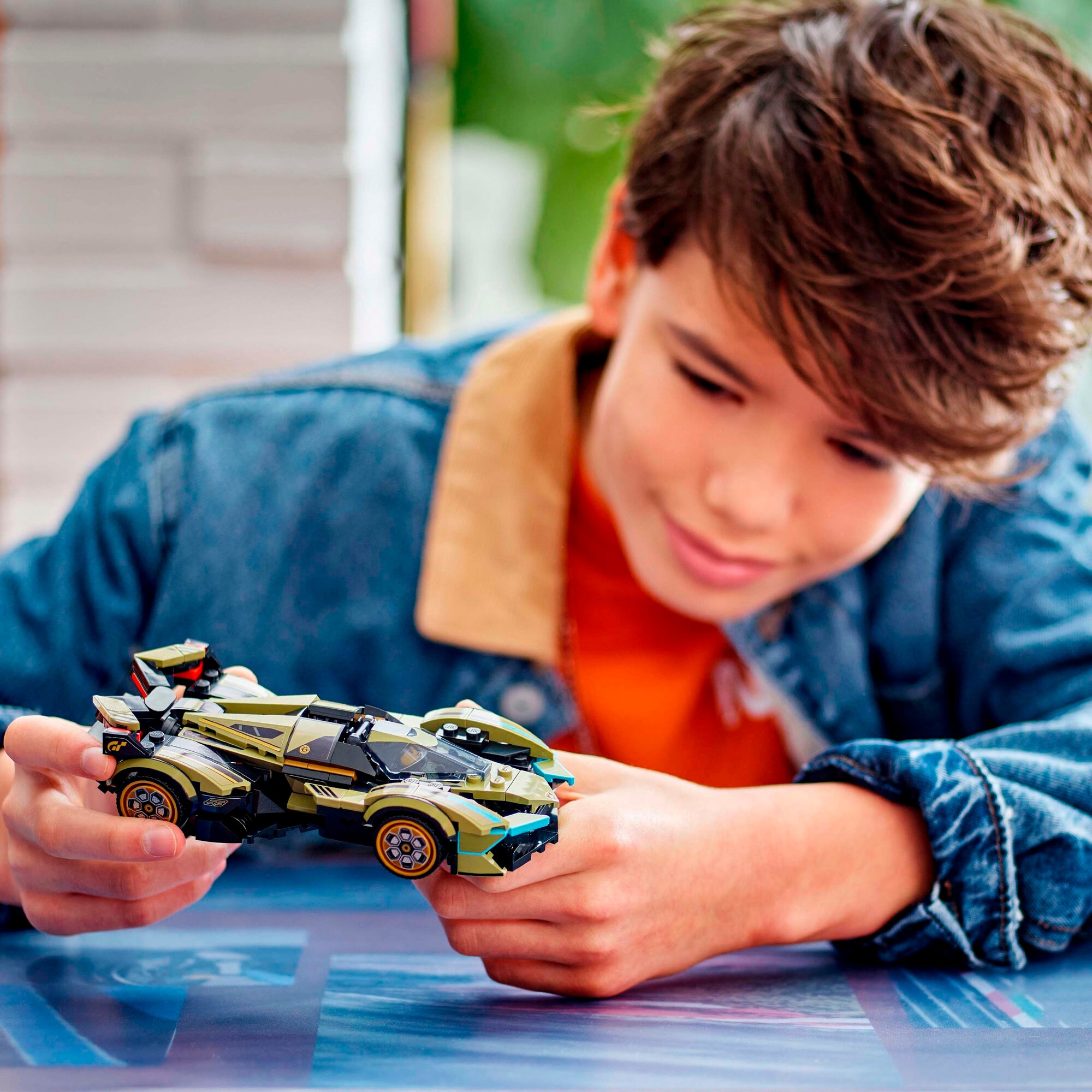 LEGO Konstruktionsspielzeug Speed Champions Lamborghini Lambo V12 Vision GT Supersportwagen