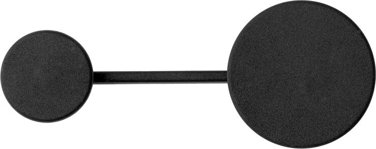 Audo Copenhagen Afteroom Coat Hanger, Small, Black Sort