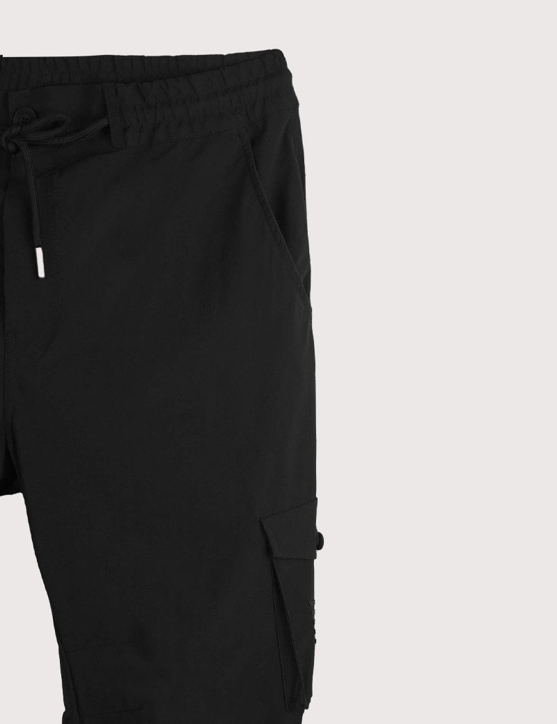 HBT BASICS CHRIS CARGO PANTALON NOIR
