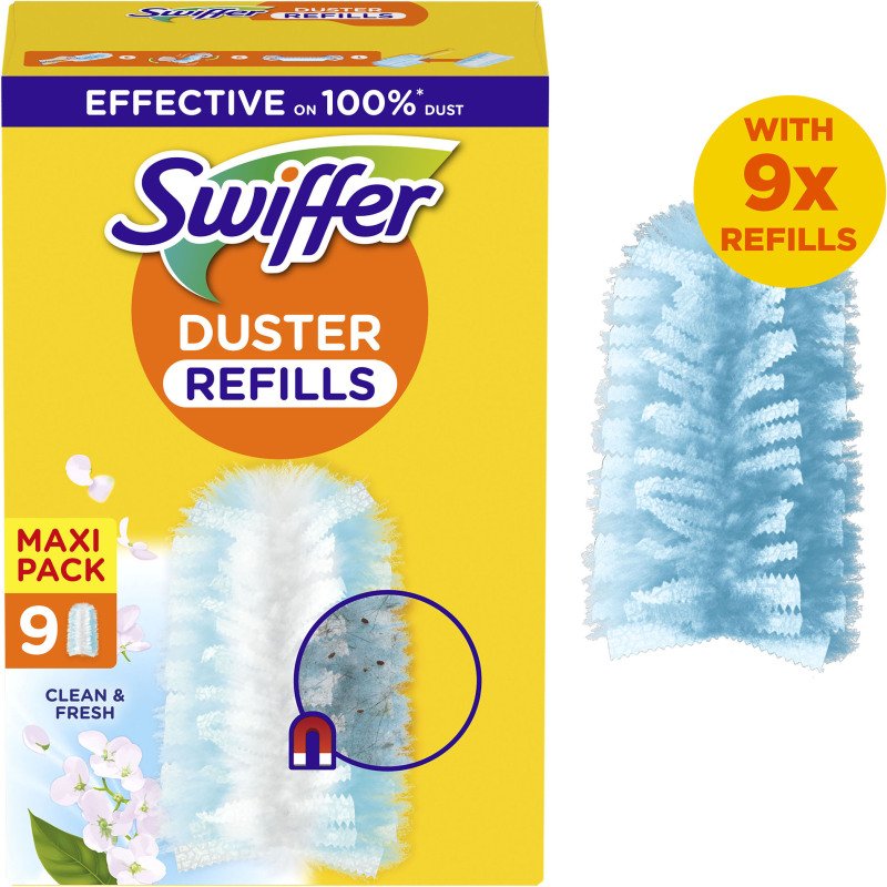 Recharges plumeaux Swiffer Febreze Ambipur - Boîte de 9