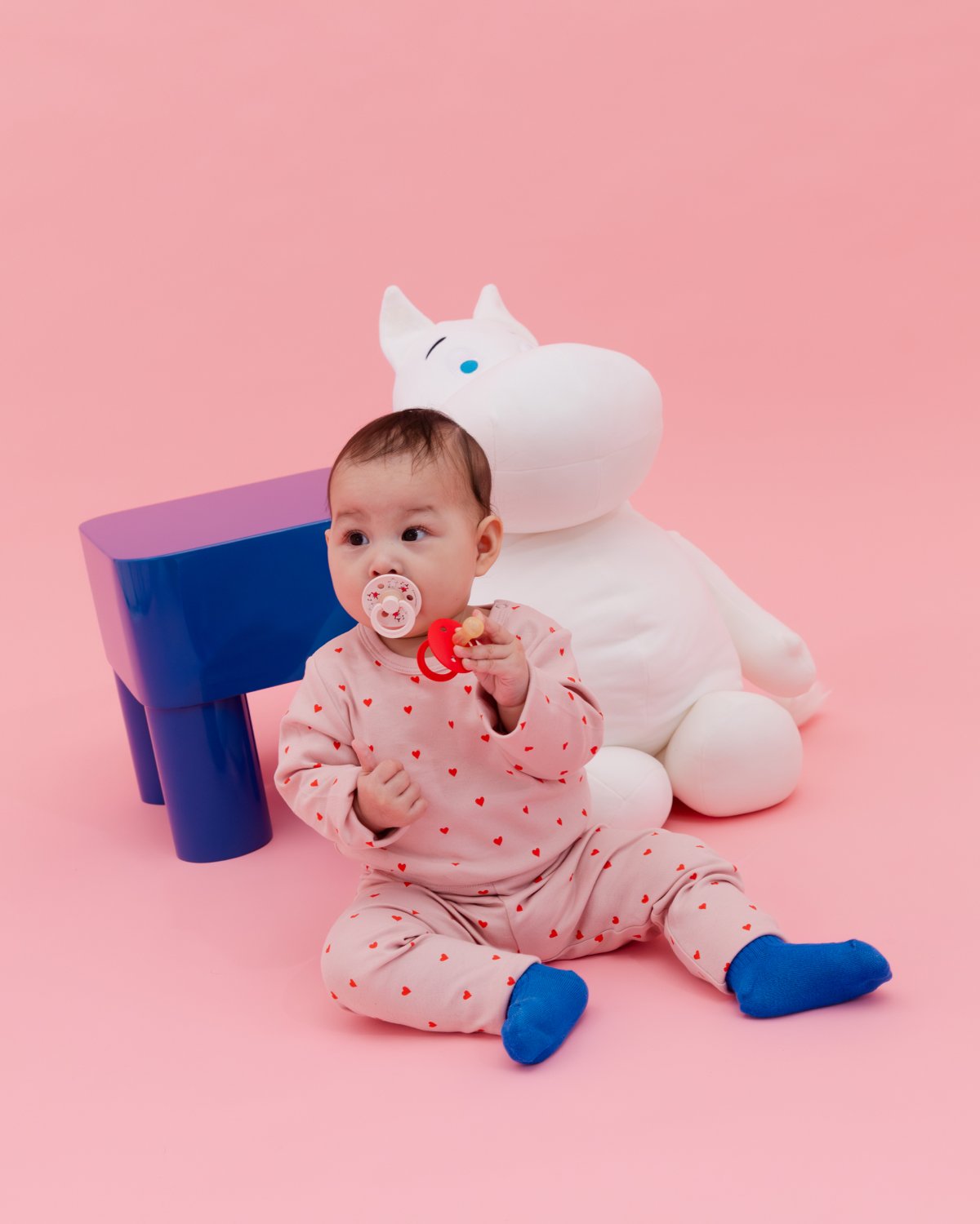 BIBS x Moomin Smokk 2pk – Rund, Naturgummi