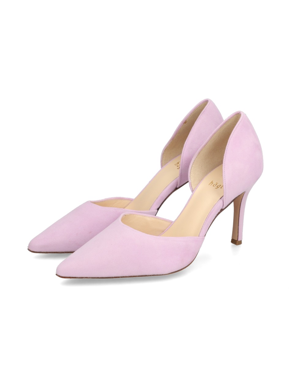 Veloursleder Pumps