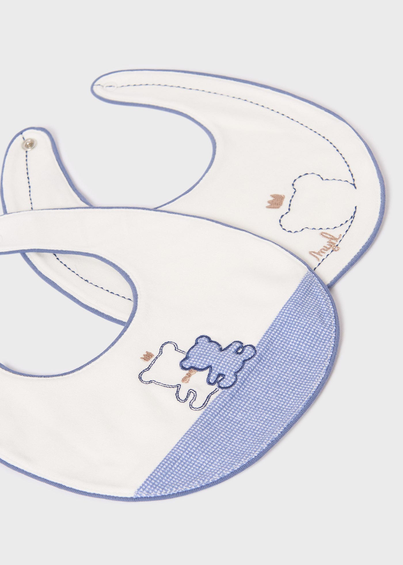 Conjunto de 2 babadores Better Cotton para bebês