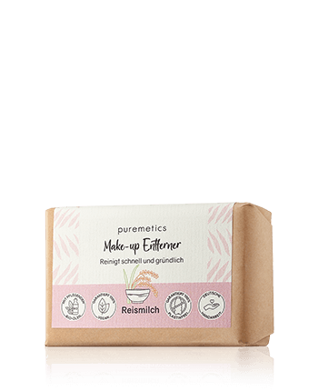 puremetics Natur-Seifen Make-up Entferner Reismilch 75g