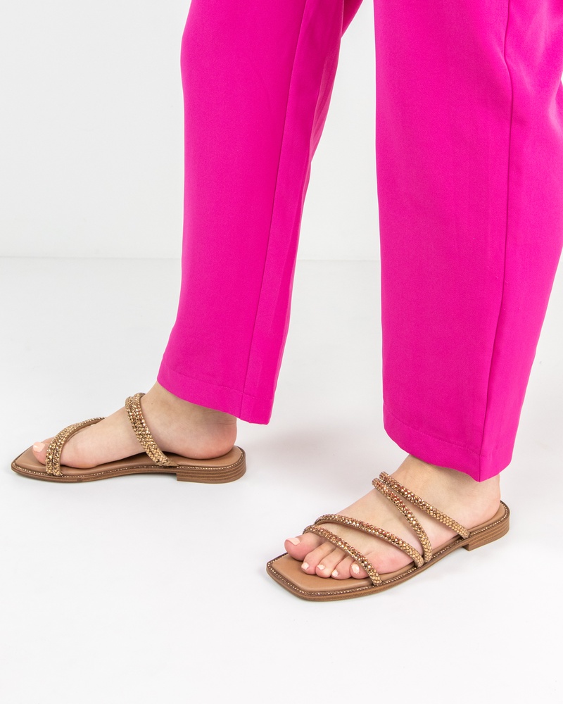 Steve Madden Starie Slippers  - goud