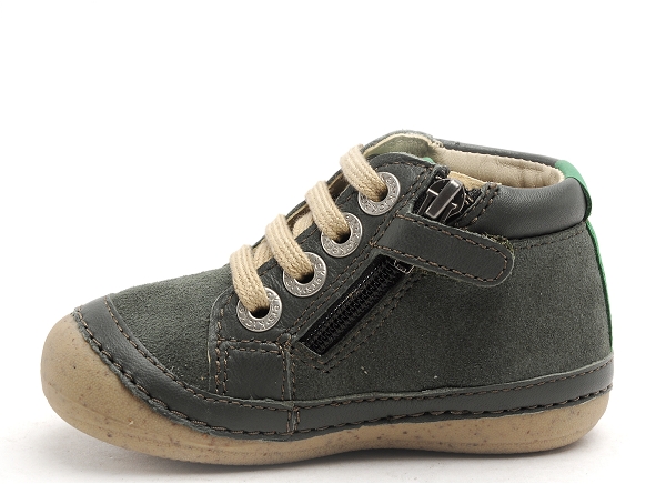 Kickers boots bottine bebe sonistreet garcon kaki