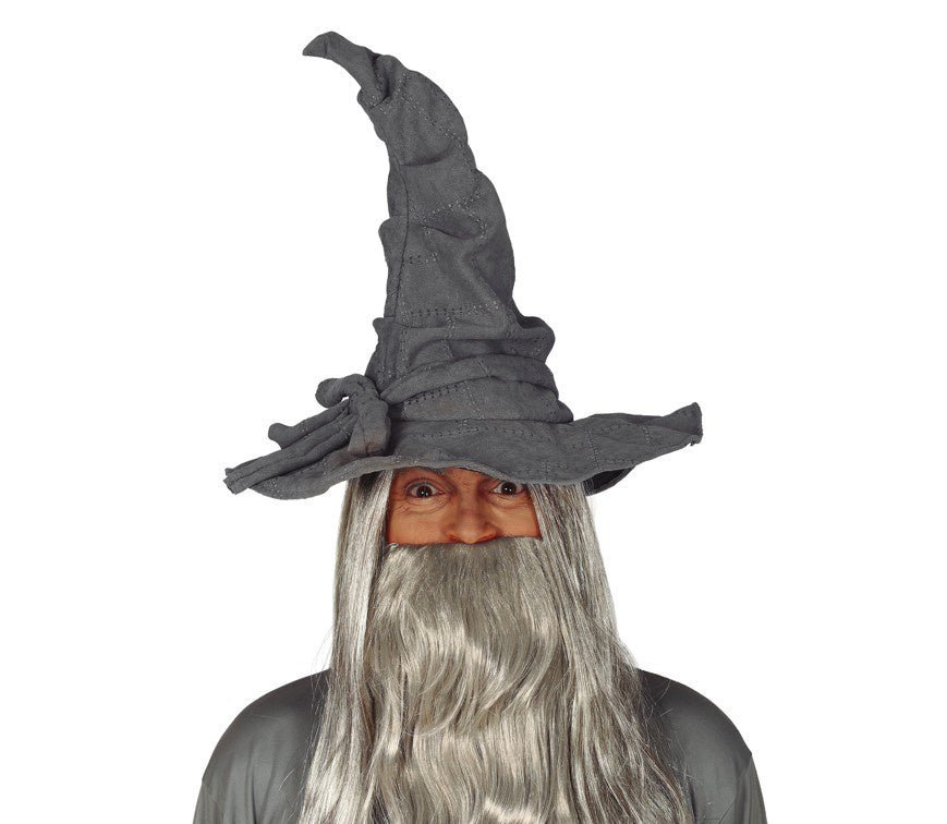 Halloween Tovenaarshoed Grijs