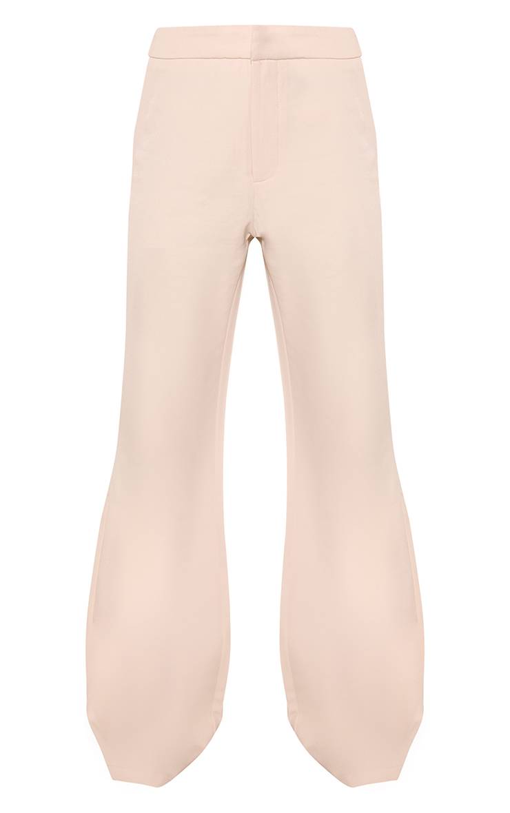 Crème Pantalon Taille Basse Tissé Co-ord Plt Label