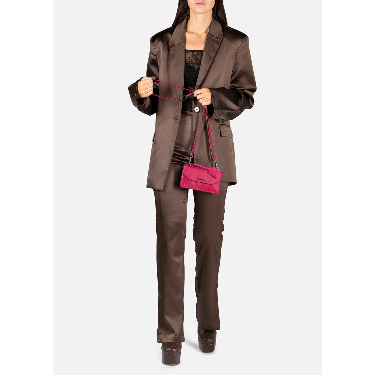 Burkely Nocturnal Nova Phone Bag fuchsia