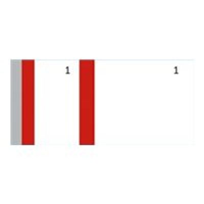 ELVE - Bloc vendeurs - 100 tickets - 135 x 60 mm - rouge