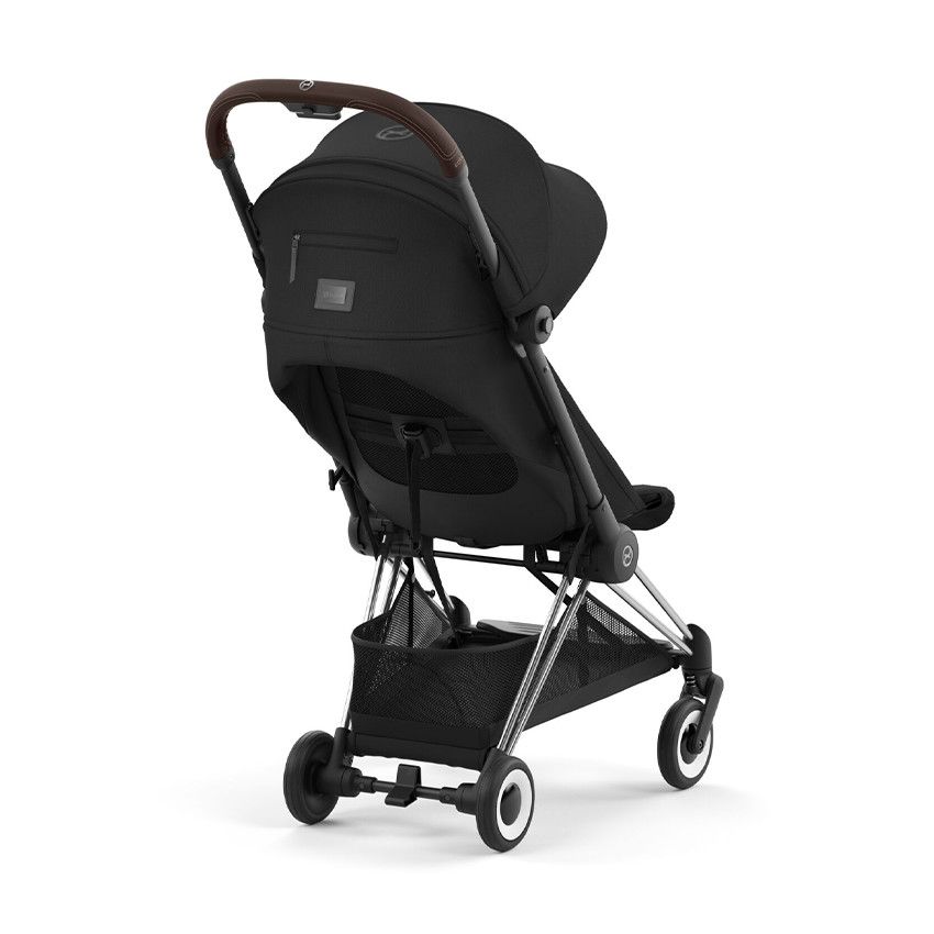Poussette ultra-compacte Coya chrome/sepia black - Ecru