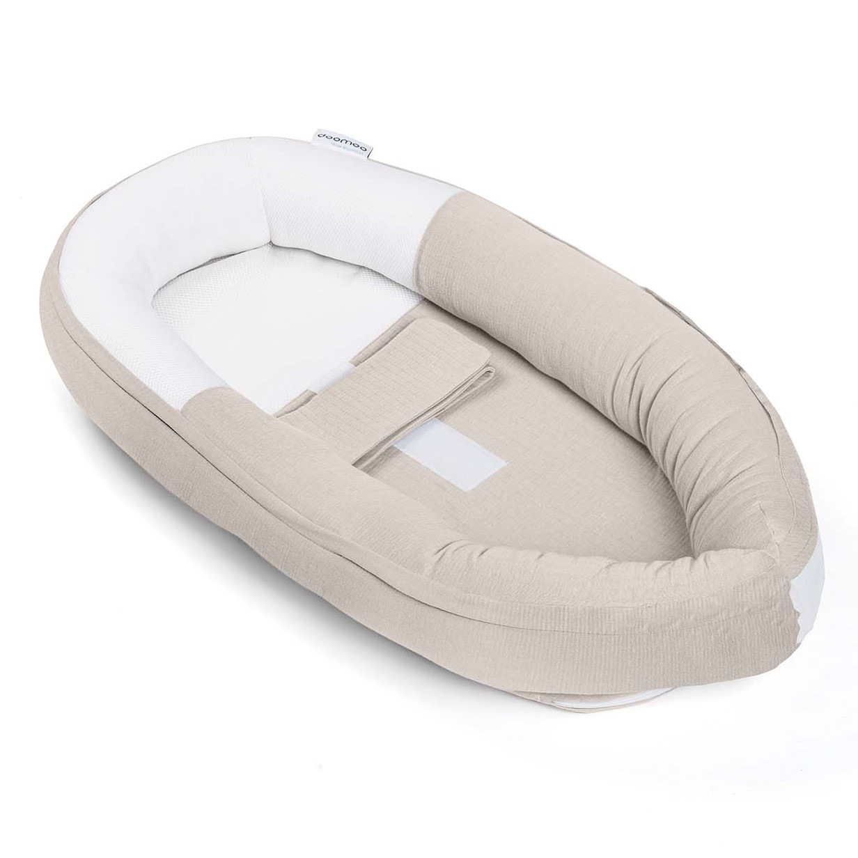 Doomoo cocoon babynestje beige - babynestjes - Prénatal