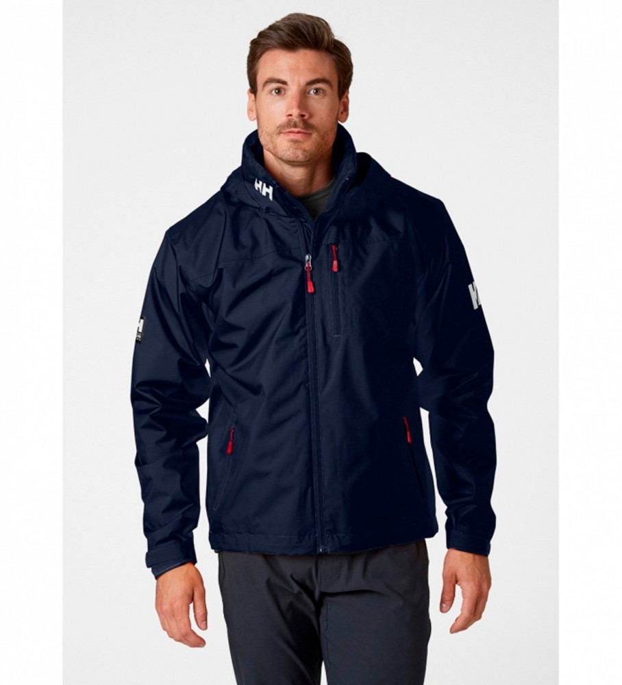 Jaqueta Helly Hansen Navy Crew com capuz