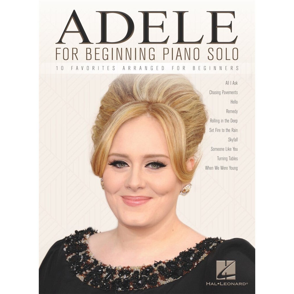 Hal Leonard Adele for Beginning Piano Solo 10 favorites