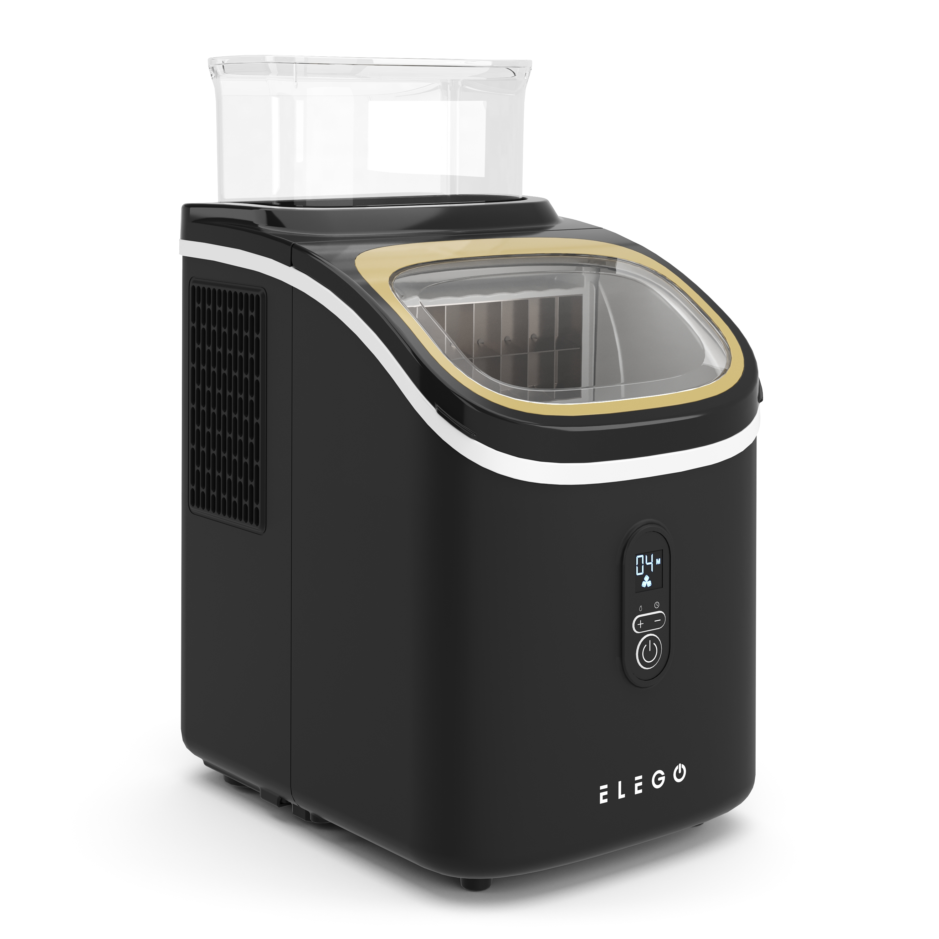 Eiswürfelmaschine KRIGA schwarz 2L - 15 kg / 24 h