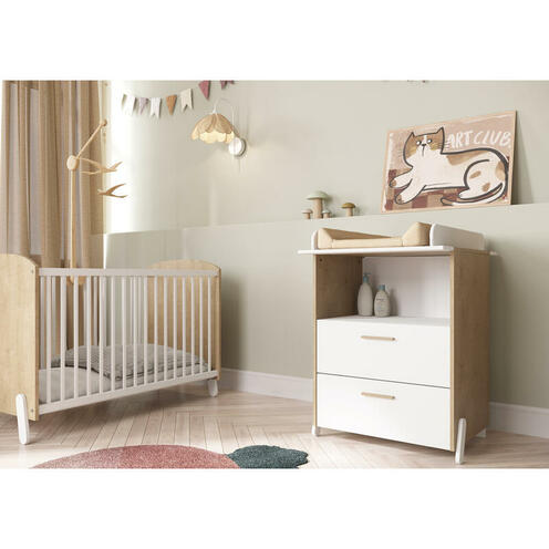 Lit bébé 60x120cm NAILI - CBA Meubles