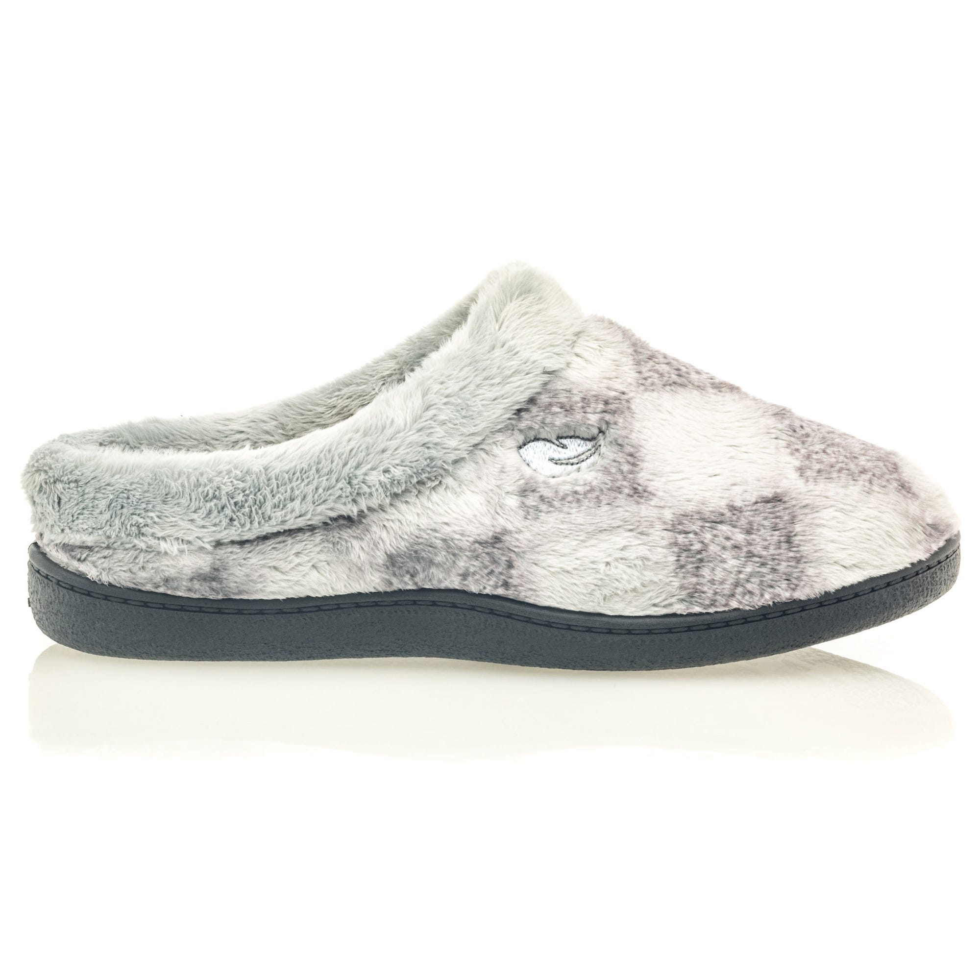 Pantoufles mules Femme gris