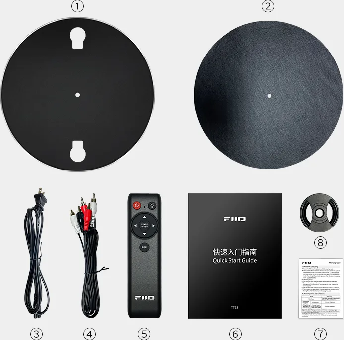 FiiO TT13 BT Noir Platines vinyle Bluetooth