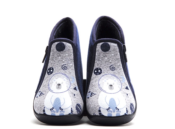 Bossi chaussons bebe graff sb1 8415 bleu