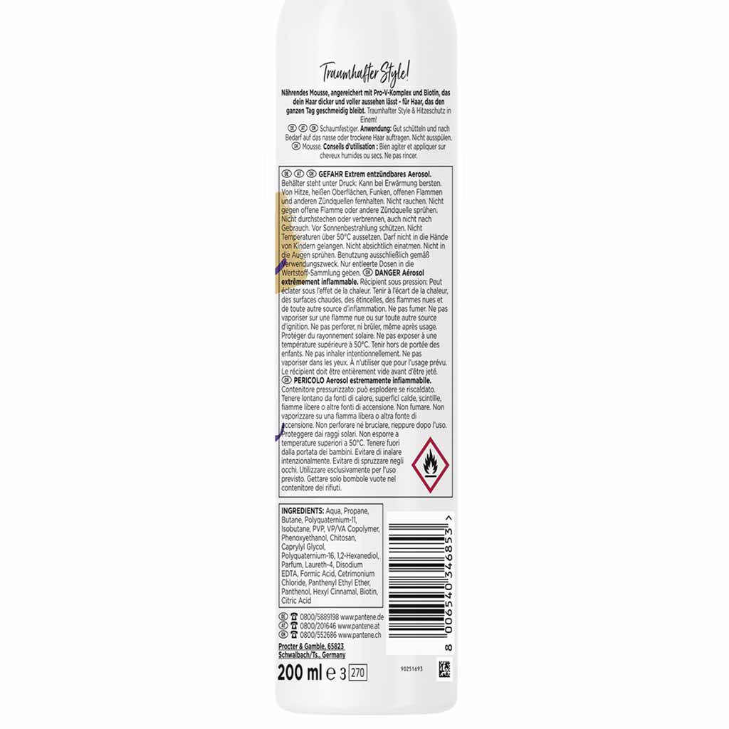 Pantene Pro-V Schaumfestiger Perfect Volume, 200 ml