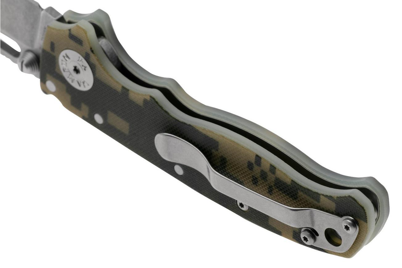 Demko Knives AD20.5 Shark-Lock CPM 3V Clip Point AD205-3V-CPDC Digi-Camo G10, zakmes