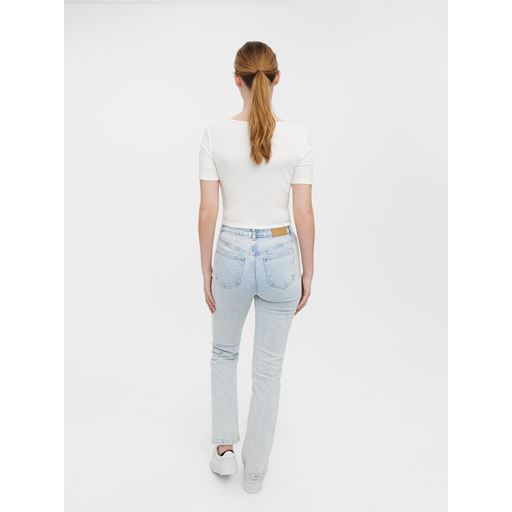 Vero Moda Natasha Crop Top, Snow White, XS