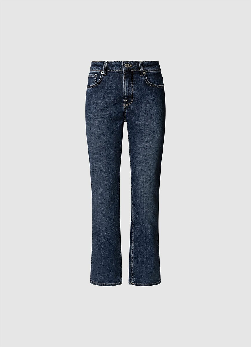 PEPE JEANS<br>Calça jeans reta, cintura padrão MARY