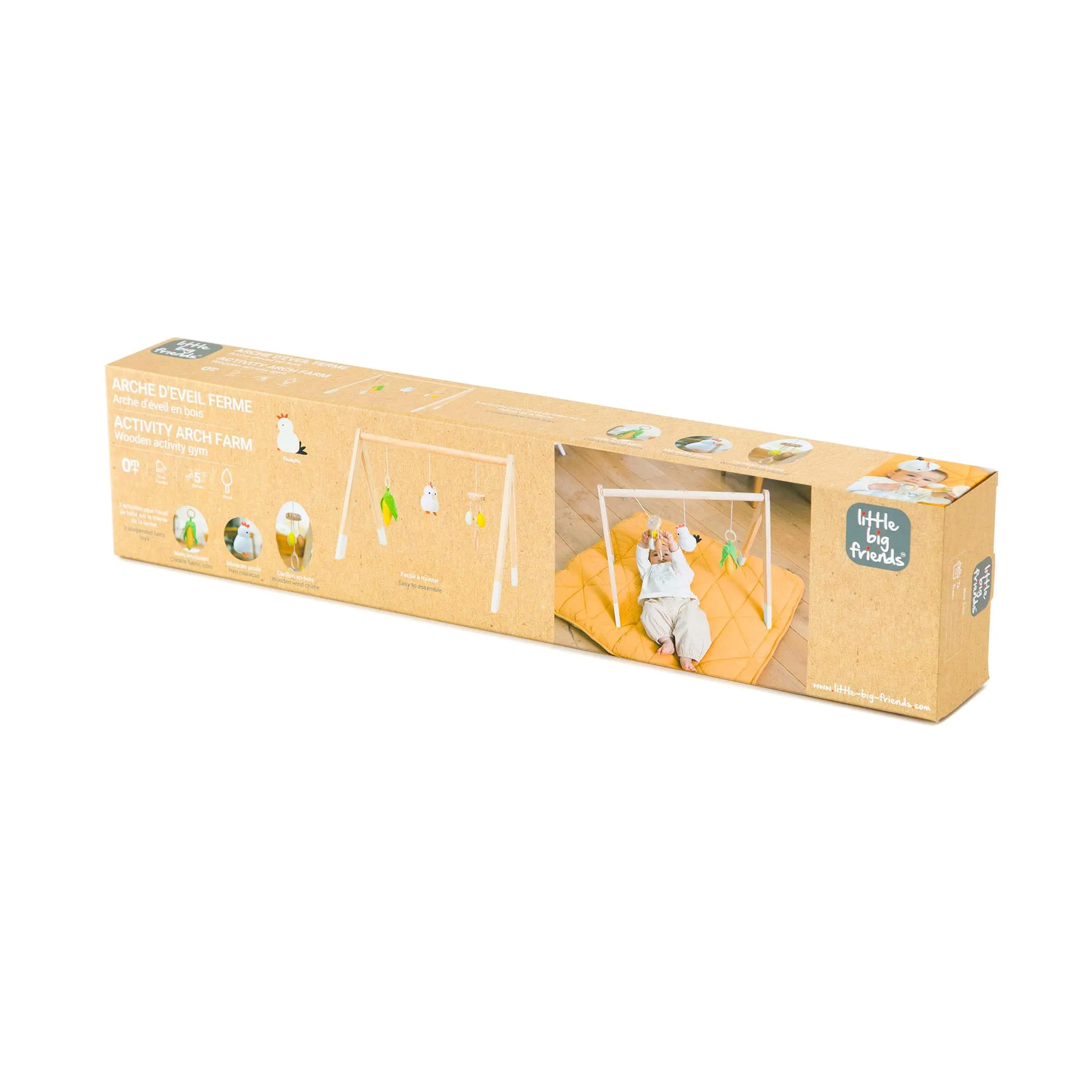 LittleBigFriends Arche d'Activités en Bois - Océan