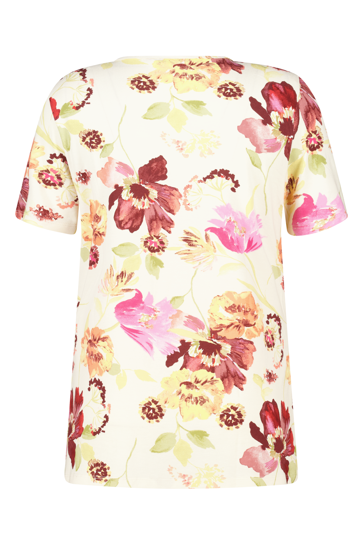 T-shirt met print Multi Pink