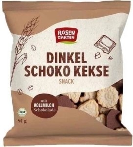 Rosengarten Dinkel Schoko Kekse Snack, 80 g