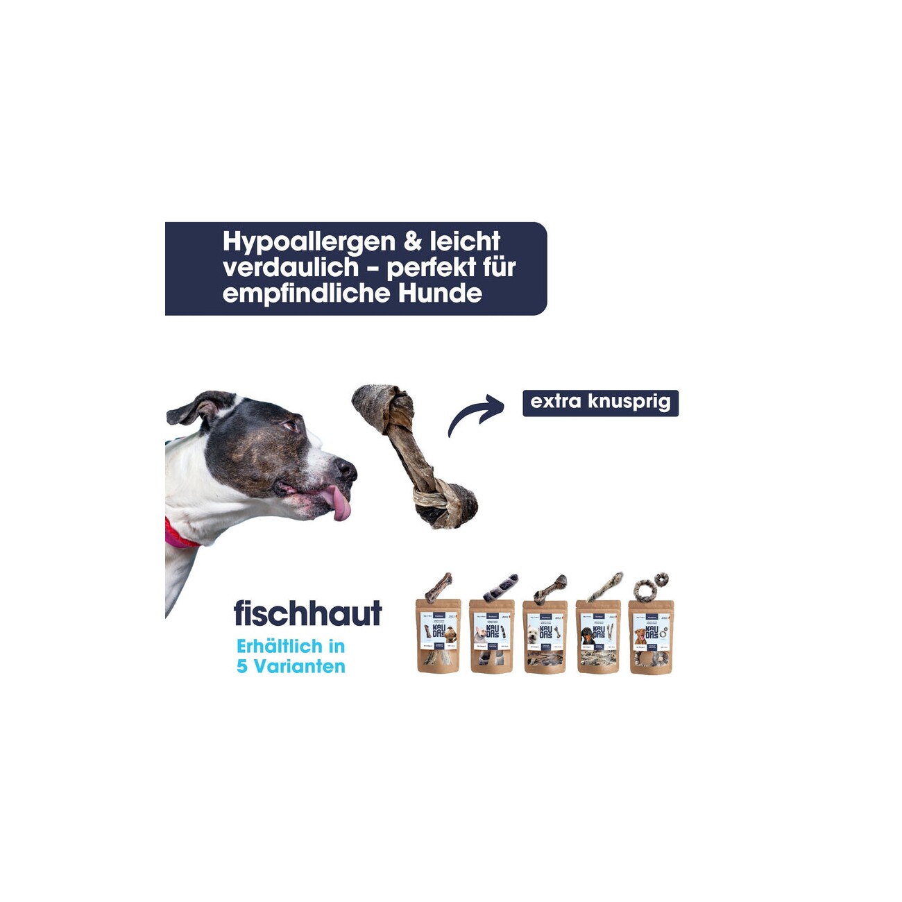 KAUDAS Fischhaut Fit-Knusper Twists 2x55 g